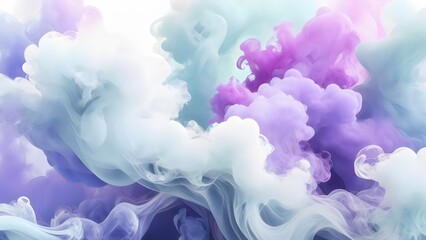 Fototapeta premium Purple and Pink colorSmoke Realistic Dynamic Abstract Background Fantasy
