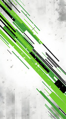 Obraz premium Digital technology green and white stripes business wallpaper abstract poster mobile background