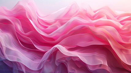 Obraz premium Pink gradient, organic and flowing forms, multi-layered, nostalgic charm