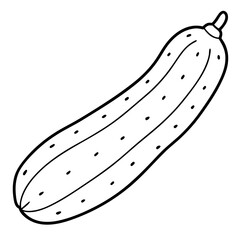 illustration of a cucumber vector design