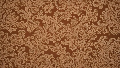 Mocha brown background backdrop with intricate patterns and swirls