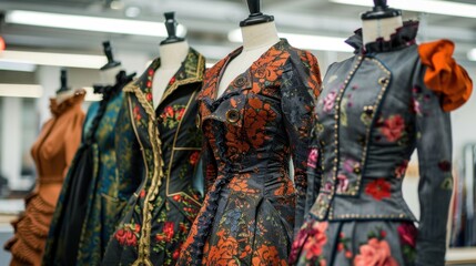 Obraz premium Fashion Design Studio: Crafts bespoke clothing and accessories, blending creativity with expert craftsmanship to deliver personalized fashion statements. 