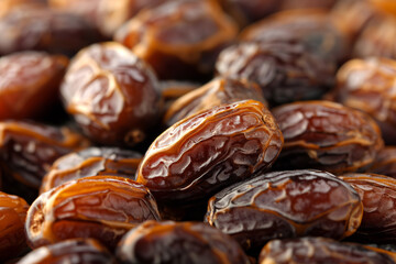 Obraz premium Assorted Fresh Dates Close-Up Texture