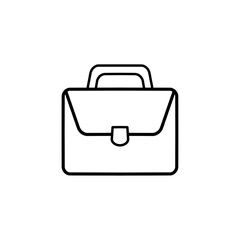 Career, portfolio, suitcase icon vector image. Can also be used for Web Marketing. Suitable for use on web apps, mobile apps and print media.