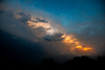 sun and clouds