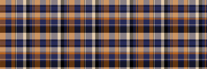 Skill pattern textile seamless, 1960s check vector texture. No people tartan fabric background plaid in blue and light colors.