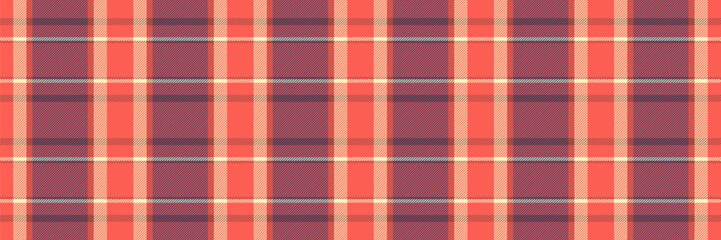 Bedding pattern vector background, celtic textile fabric check. Tee seamless plaid texture tartan in red and blue colors.