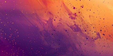 orange and purple gradient background