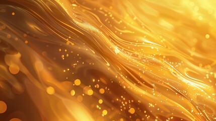 Abstract wallpaper with amber and golden hues beer foam and gradients