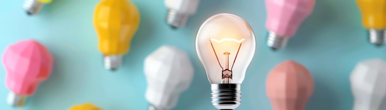 Hypothesis Testing  A lightbulb icon with different hypotheses