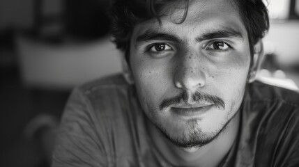 Obraz premium Man with Mustache