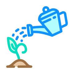 lead nurturing business process color icon vector. lead nurturing business process sign. isolated symbol illustration