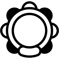 Vector Icon Tambourine, Ramadan, Drum, Music, Music And Multimedia