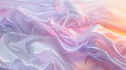 Obraz premium Calming backdrop with wave-like patterns in pastel colors