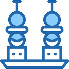 Vector Icon Appetizer, Meat, Food And Restaurant, Italian Food, Fast Food