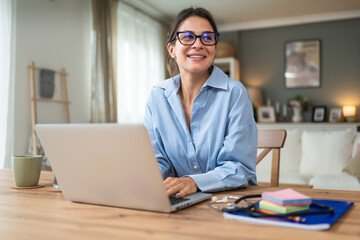 Telemedicine. Young woman doctor working at home office, private general practitioner, healthcare and medical female worker using laptop computer for contact with senior patients Helping people online