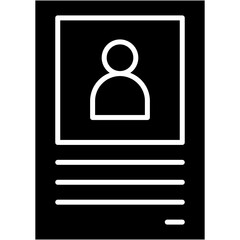 Vector Icon Student Card, Student Card, Accreditation, Education, Identification