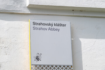 Strahov Monastery, a Premonstratensian abbey founded in 12 century, located in Strahov, Prague, Czech Republic