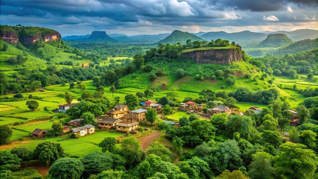 Lush green forests and vibrant tribal culture of the Chota Nagpur Plateau in India, Chota Nagpur Plateau, India, minerals, hills