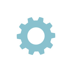 gear icon isolated on white