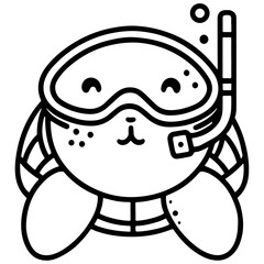 Cute Animals Doodle Vector Illustration Set with Fun Characters, Adorable Animal Characters Silhouette Vector Collection, Playful Animals Doodle Line Art Set for Creative Designs