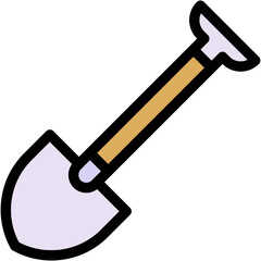 Vector Icon Shovel, Tools, Construction, Dig, Spade