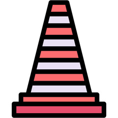 Vector Icon Traffic Cone, Traffic, Cone, Bollard, Construction And Tools