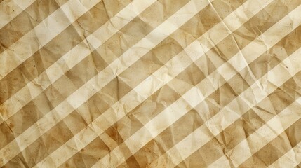 Vintage parchment paper texture with diagonal beige pattern for book covers