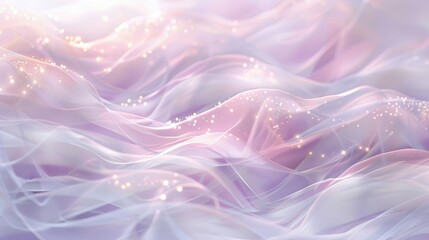 Soft wave patterns in lavender and cream with hidden Easter Bunny elements