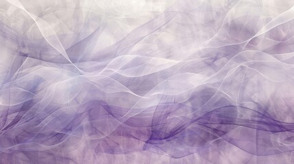 Serene ribbon-like patterns in lilac and cream with luminous points blurred textures and subtle cross shapes embodying resurrection