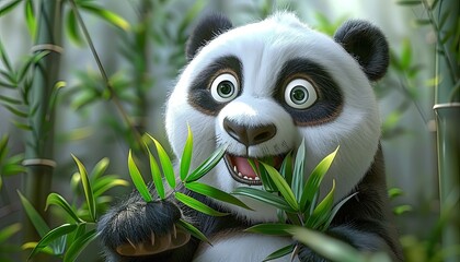 cute baby panda