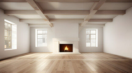 empty room with window