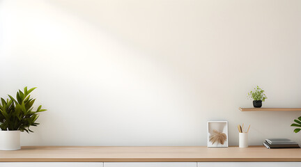 empty room with table and chairs