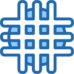 Vector Icon Waffle, food, dessert, baker, food and restaurant