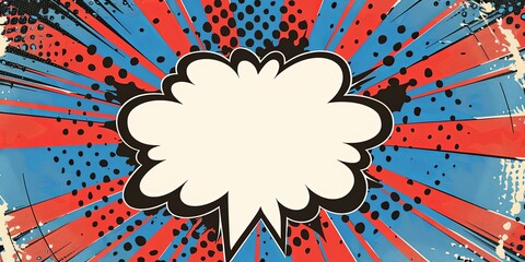 Dynamic Comic Book Style Explosive Artwork