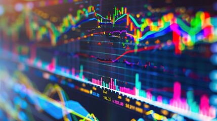 Dynamic Real Time Stock Market Data Display on Computer Screen
