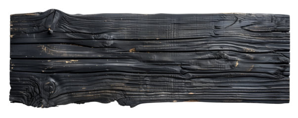 isolated old wooden black old board banner