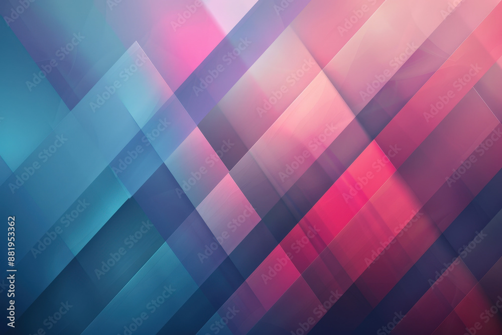 Poster abstract background forming repeating geometric shapes with a color gradient