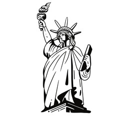 Statue of Liberty illustration © Charm8cham