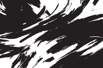 Monochrome Abstract Brush Stroke Texture
