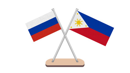 Philippines Russia Flag