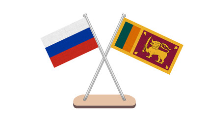 Sri Lanka Russia Flag