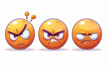 Three Angry Emojis in a Row