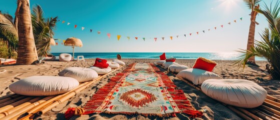 Beachside Soiree: Tranquility and Festivity on Pristine Shores