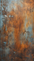 Digital rusted old painted metal sheet graphics poster mobile background