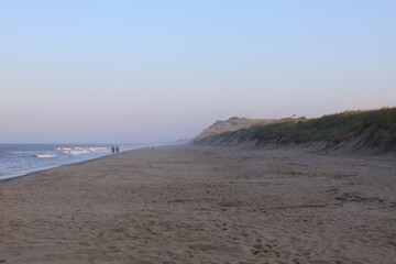 beach in the morning