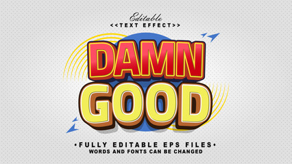 damn good text effect