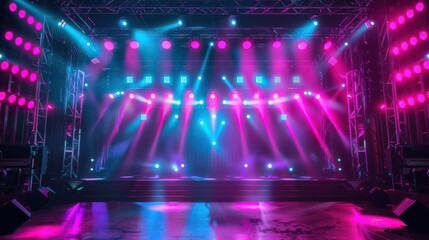 Stage light backdrop