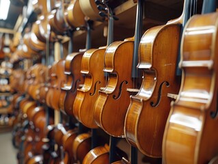 Violins in Various Shapes and Sizes