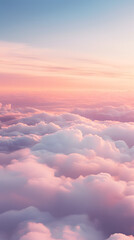 digital vintage pink clouds graphics poster mobile phone background